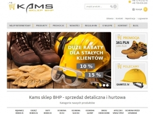 Sklep BHP Kams - hełmy/kaski ochronne