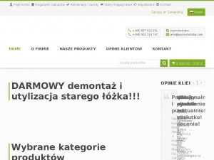 Solidnie wykonane łóżka w dobrej cenie