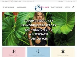 Sklep internetowy z kostiumami kąpielowymi